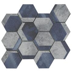 Камень LAntic Colonial Universe Mosaics Hexagon Blue 26.7x23
