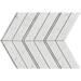 Керамогранит LAntic Colonial Victorian Mosaics Chevron Carrara Aluminium 24.5x28