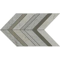 Камень LAntic Colonial World Mosaics Amsterdam Chevron Grey 28x19.5