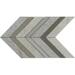 Камень LAntic Colonial World Mosaics Amsterdam Chevron Grey 28x19.5