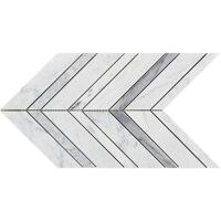 Камень LAntic Colonial World Mosaics Amsterdam Chevron White 28x19
