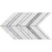 Камень LAntic Colonial World Mosaics Amsterdam Chevron White 28x19