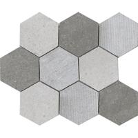 Камень LAntic Colonial World Mosaics Hexagon Texture Grey 29.9x25.9