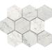 Камень LAntic Colonial World Mosaics Hexagon Texture White 29.9x25.9