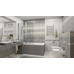 Керамогранит Fiori Grigio светло-серый 6246-0066 (6046-0196) 45х45 - фото в интерьере