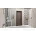 Плитка Fiori Grigio темно-серый 1064-0101(1064-0046) 20х60 - фото в интерьере