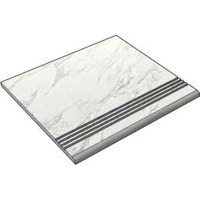 Глазурованный керамогранит Laxveer Ceramic LLP Carving GBArabescatoCarving30_4 Ступень