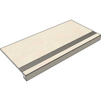 Глазурованный керамогранит Laxveer Ceramic LLP Metallic GTIvory36_4 Ступень