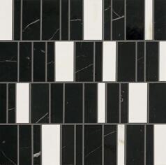 Керамогранит Lea Ceramiche Delight Mosaico Code Marquina-Calacatta Lux 30x30
