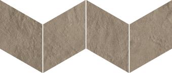 Керамогранит Lea Ceramiche Trame Arrow Plaster Tabacco 39.5x11.2