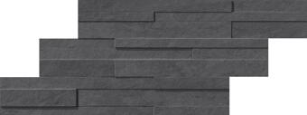 Керамогранит Lea Ceramiche Waterfall Muretto 3D Dark Flow Nat 30x60