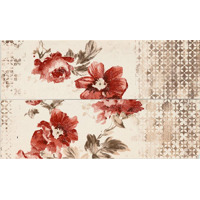 Marazzi Chroma Flower Ivory Coral Decoro 11.5x38