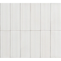 Керамогранит Marazzi Rice Bianco Strutt Pleat 3D Lux 7.5x20