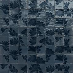 Керамогранит Marazzi Rice Blu Decoro Blossom Lux 15x15