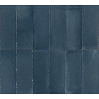 Керамогранит Marazzi Rice Blu Lux 7.5x20