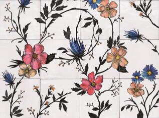 Керамогранит Marazzi Rice Decoro Garden Modulo A 45x60