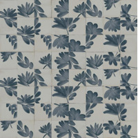 Керамогранит Marazzi Rice Grigio Decoro Blossom Lux 15x15