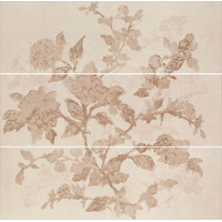 Marazzi Stone Art Dec Bloom Ivory Set 3 Pcs 120x120