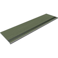 Неглазурованный керамогранит MEGA TILE Crayon GBB_TCLightGreenMat12_4 Ступень