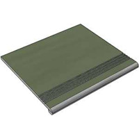 Неглазурованный керамогранит MEGA TILE Crayon GBB_TCLightGreenMat30_4 Ступень