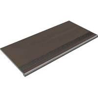 Неглазурованный керамогранит MEGA TILE Crayon GBBTCCoffeeBrownMat36_4 Ступень