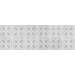 Meissen Lissabon Grey Squares Structure 25x75