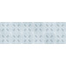 Meissen Lissabon Turquoise Squares Structure 25x75