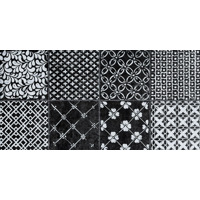 Керамогранит Mirage Bottega 225 Charme Maioliche Light Black 30x60