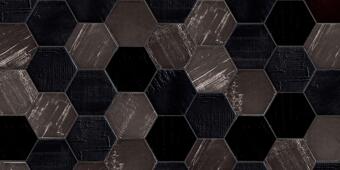 Керамогранит Mirage Charme Ruche Noir 12.5x10.9