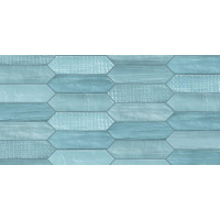 Керамогранит Mirage Charme Tissue Azul 7.5x28