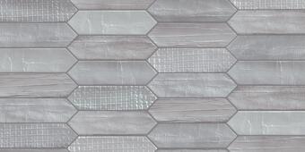 Керамогранит Mirage Charme Tissue Grey 7.5x28