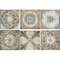 Керамогранит Monocibec Echo Formella Echo Mix Naturale Rettificato 16.2x16.2