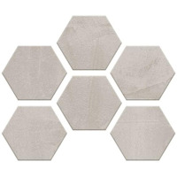 Керамогранит Monocibec Thema Steel Esagonetta Mosaico Lato 8 Naturale 30x40
