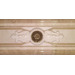 Navarti Daino Reale Cenefa Central Roseton Natural 12x25