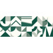 Керамика Naxos Hub Geometry Emerald 31.2x79.7