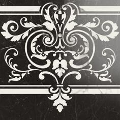 Керамогранит Panaria Eternity Fascia Classic Lux Marquina Black-Statuario White 60x60