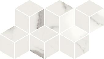 Керамогранит Panaria Eternity Mosaico Kubic Statuario White Lux Rect 17x29.2