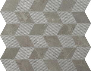 Керамогранит Panaria Trilogy Mosaico Freccia Sandy Grey Soft 30x35