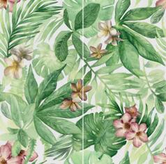 Керамогранит Panaria Zero.3 Glam Rainforest A-B 50x100