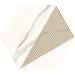 Керамогранит Paradyz Calacatta Heksagon C Mat Inserto 17.1x19.8