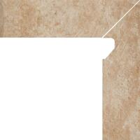 Клинкер Paradyz Ilario Beige Cokol Prawy 2-Elementowy 8.1x30