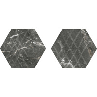 Керамогранит Paradyz Marvelstone Light Grey Heksagon Gres Szkl Mat 17.1x19.8