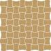 Керамогранит Paradyz Modernizm Ochra Mozaika Prasowana K 3.6X4.4 30.86x30.86