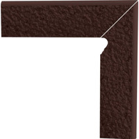 Клинкер Paradyz Natural Brown Duro Cokol Prawy 2-Elementowy 8.1x30