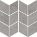 Керамогранит Paradyz Space Grafit Poler Мозаика Cieta Romb Braid 20.5x23.8
