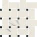 Керамика Paradyz Universal Mosaics Bianco Pantos 26.6x26.6