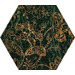 Стекло Paradyz Urban Colours Green Inserto Glass Heksagon C 19.8x17.1