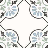 Керамогранит Peronda Harmony Tanger Blue Petals 12.3x12.3
