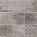 Керамогранит Provenza Gesso Decoro Patchwork Black Velvet Rett 20x20