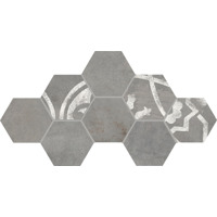 Керамогранит Provenza In Essence Esagona Grigio 19.6x22.6